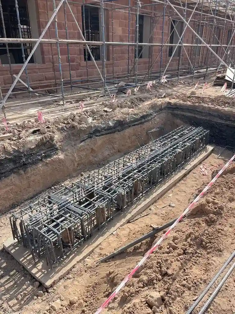 The works of the Chedi AlUla Hotel Project