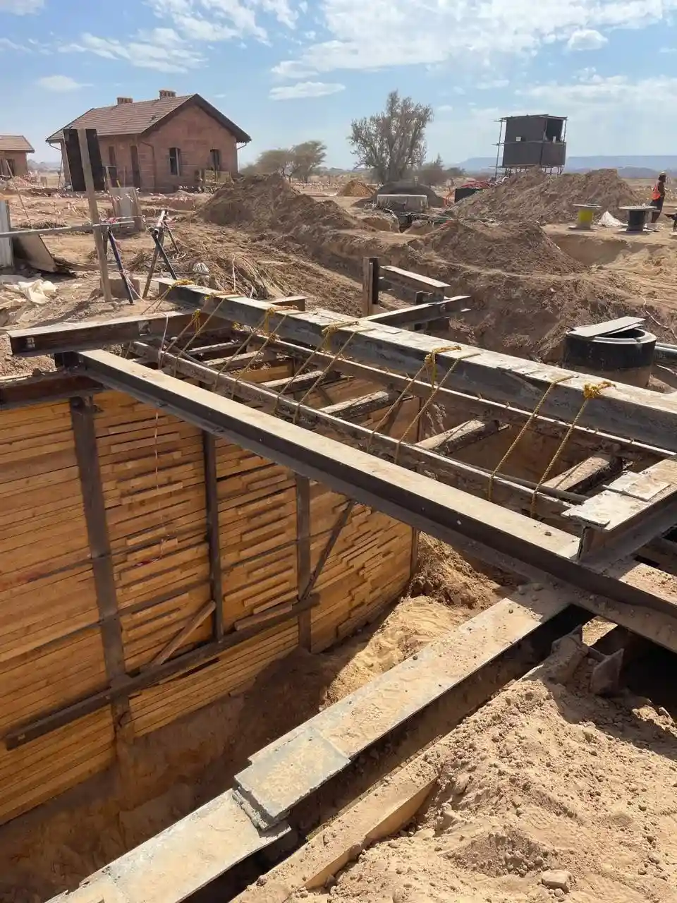 The works of the Chedi AlUla Hotel Project